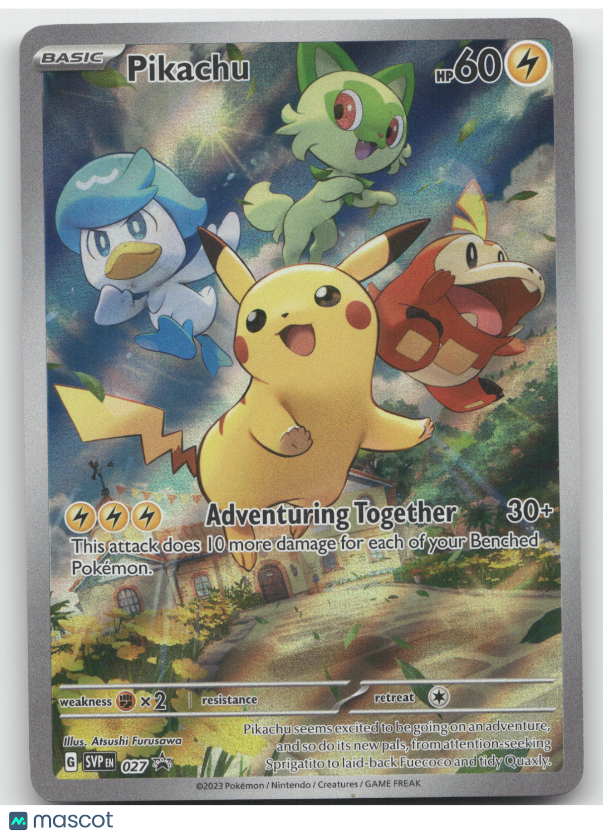 2023 Scarlet & Violet Pikachu Black Star Promo #027