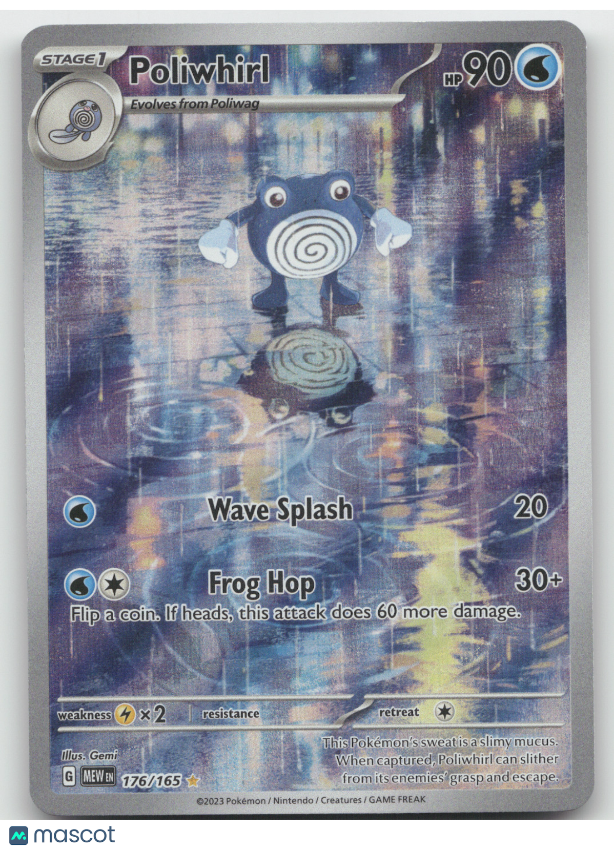 2023 Scarlet & Violet 151 Poliwhirl Secret Rare #176/165