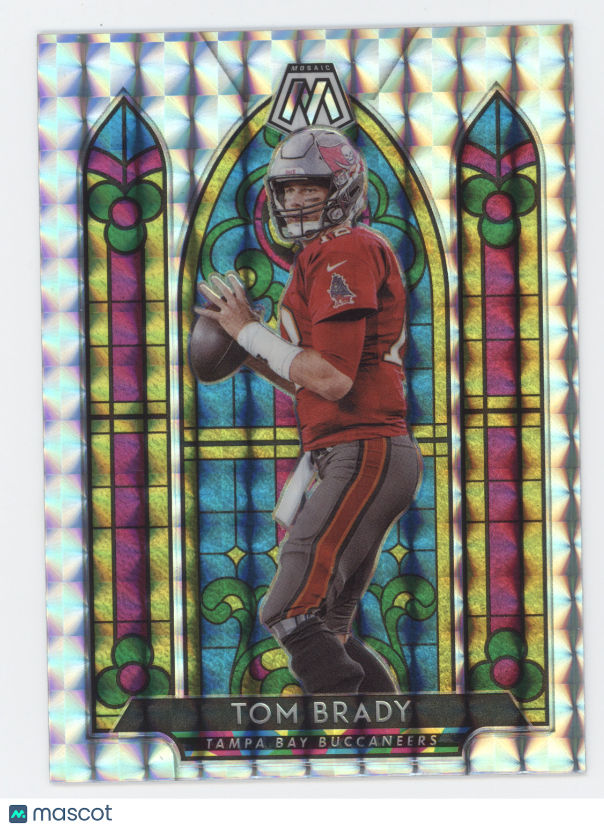 2020 Panini Mosaic Prizm Tom Brady #SG2 Stained Glass