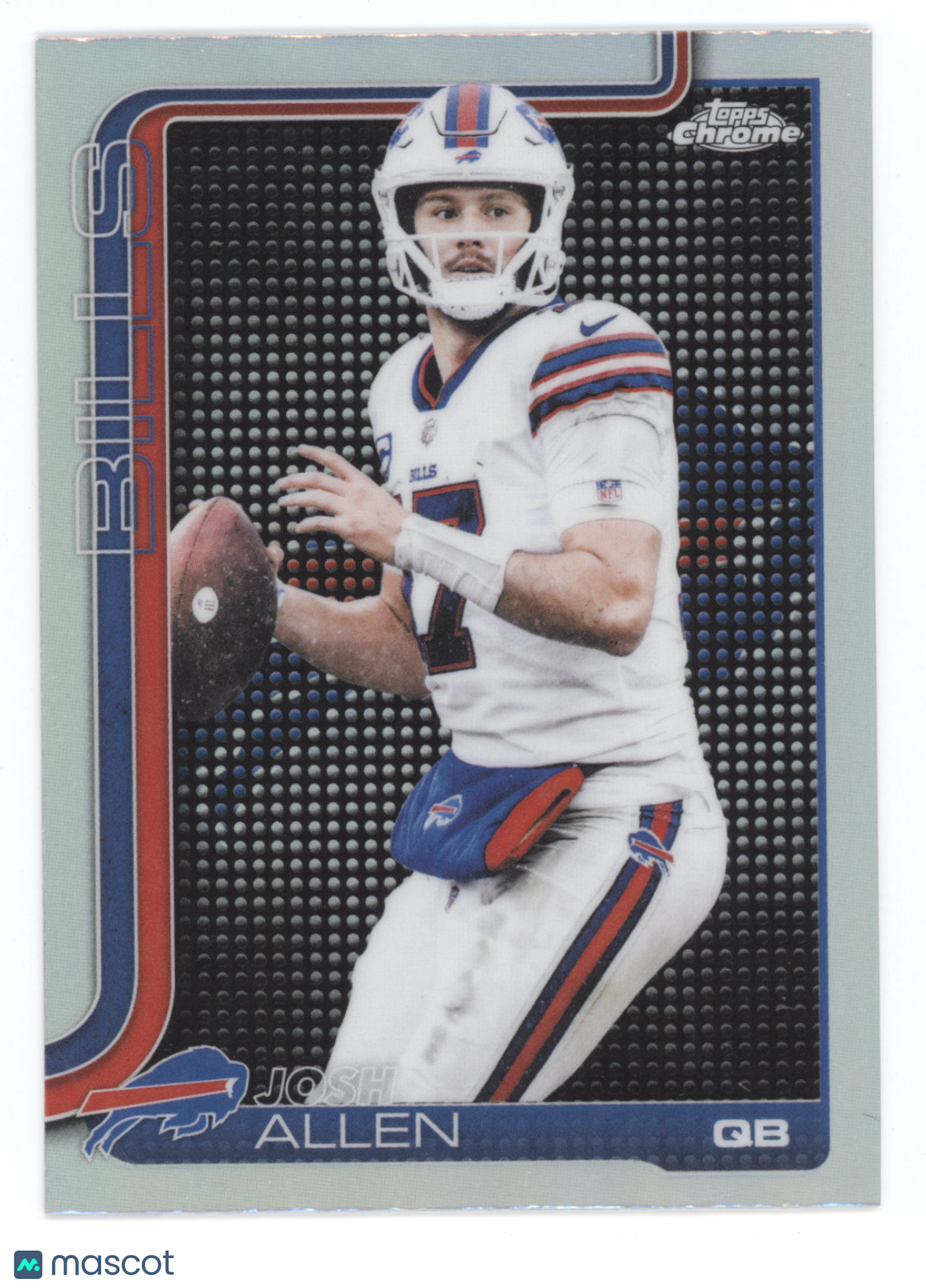 2025 Topps Chrome Josh Allen #34 Lightboard Logo Variation