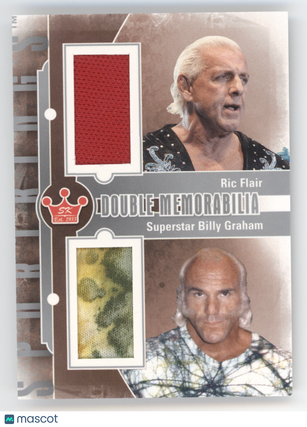2013 Sportkings Series F Memorabilia Superstar Billy Graham/Ric Flair - Silver