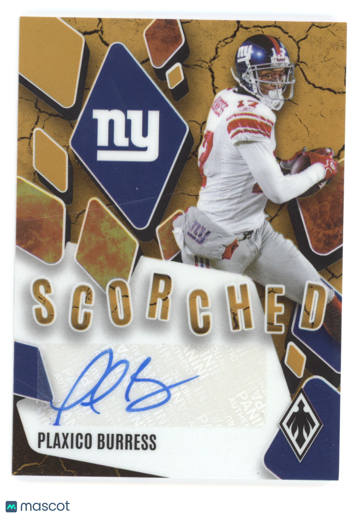 2025 Panini Phoenix Scorched Plaxico Burress #SCS-PBS 01/10