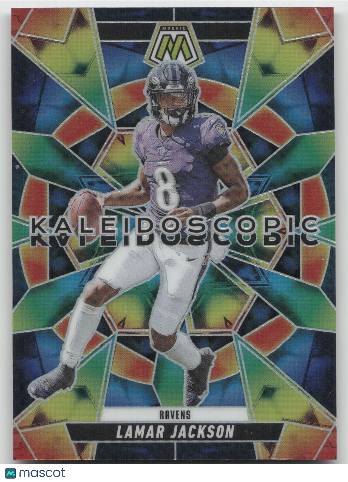 2025 Panini Mosaic Prizm Kaleidoscopic Lamar Jackson #7
