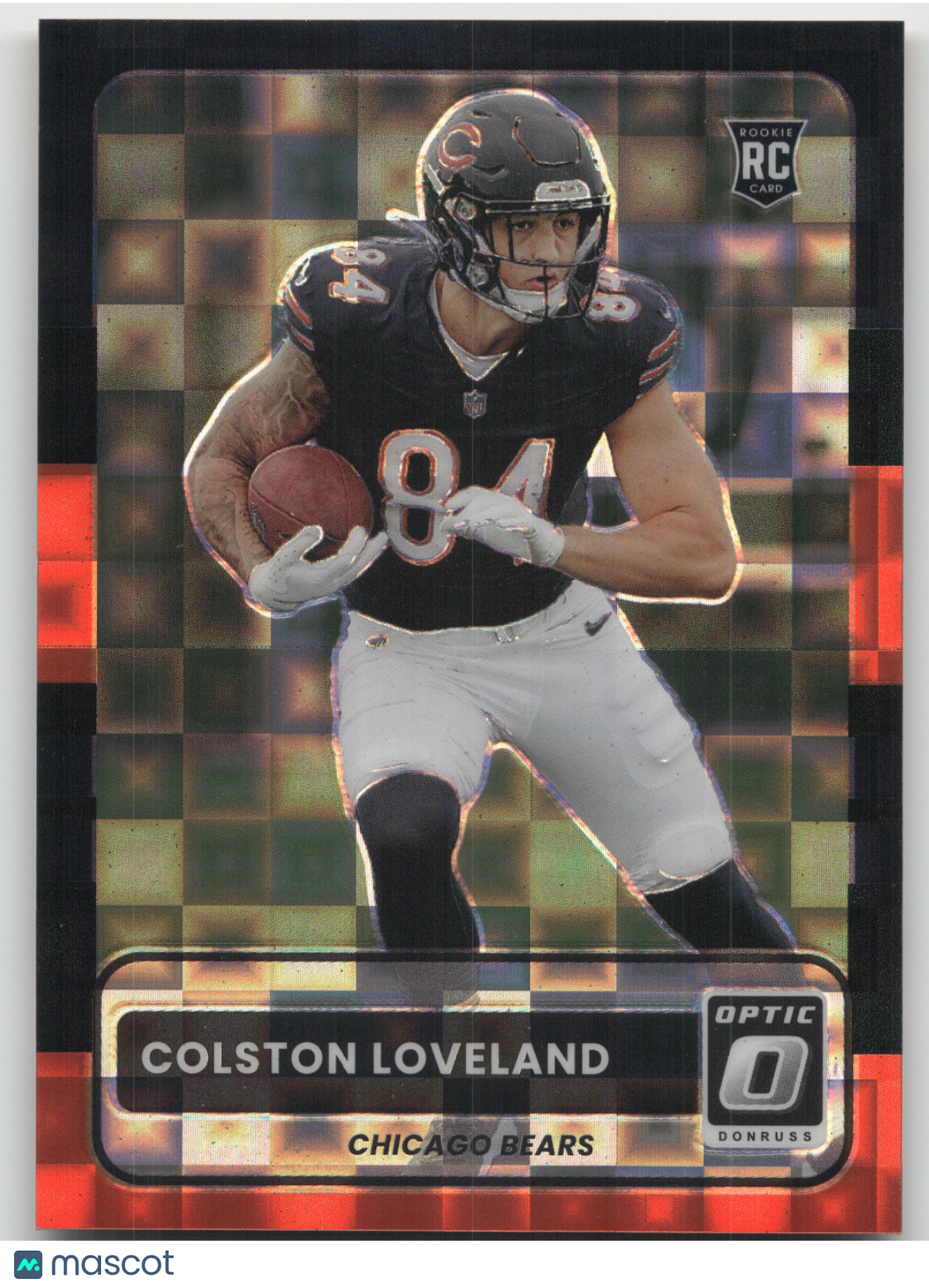 2025 Donruss Optic Retro Colston Loveland #7 Black Pandora 040/149 RC