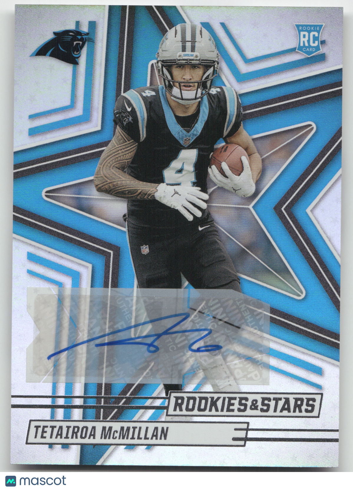 2025 Panini Rookies & Stars Tetairoa McMillan #183 Rookie Signature RC