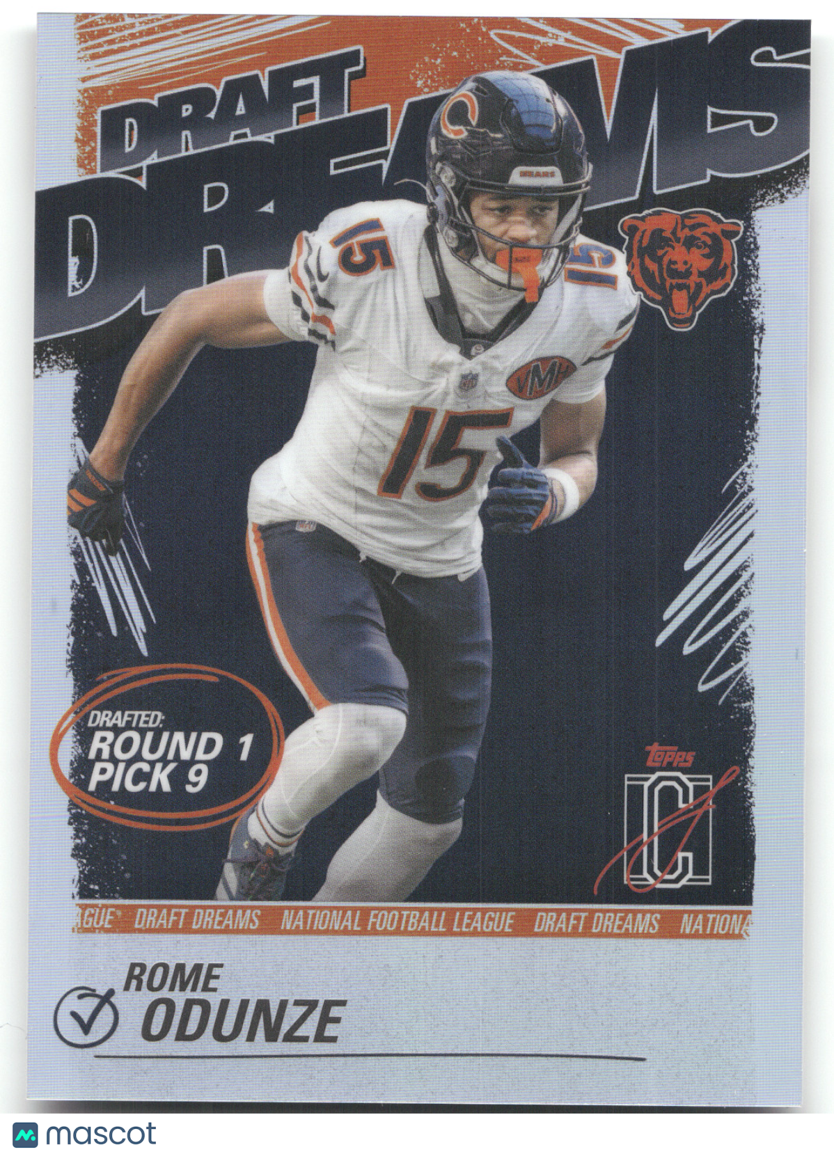 2025 Topps Signature Class Draft Dreams Rome Odunze #DD-17