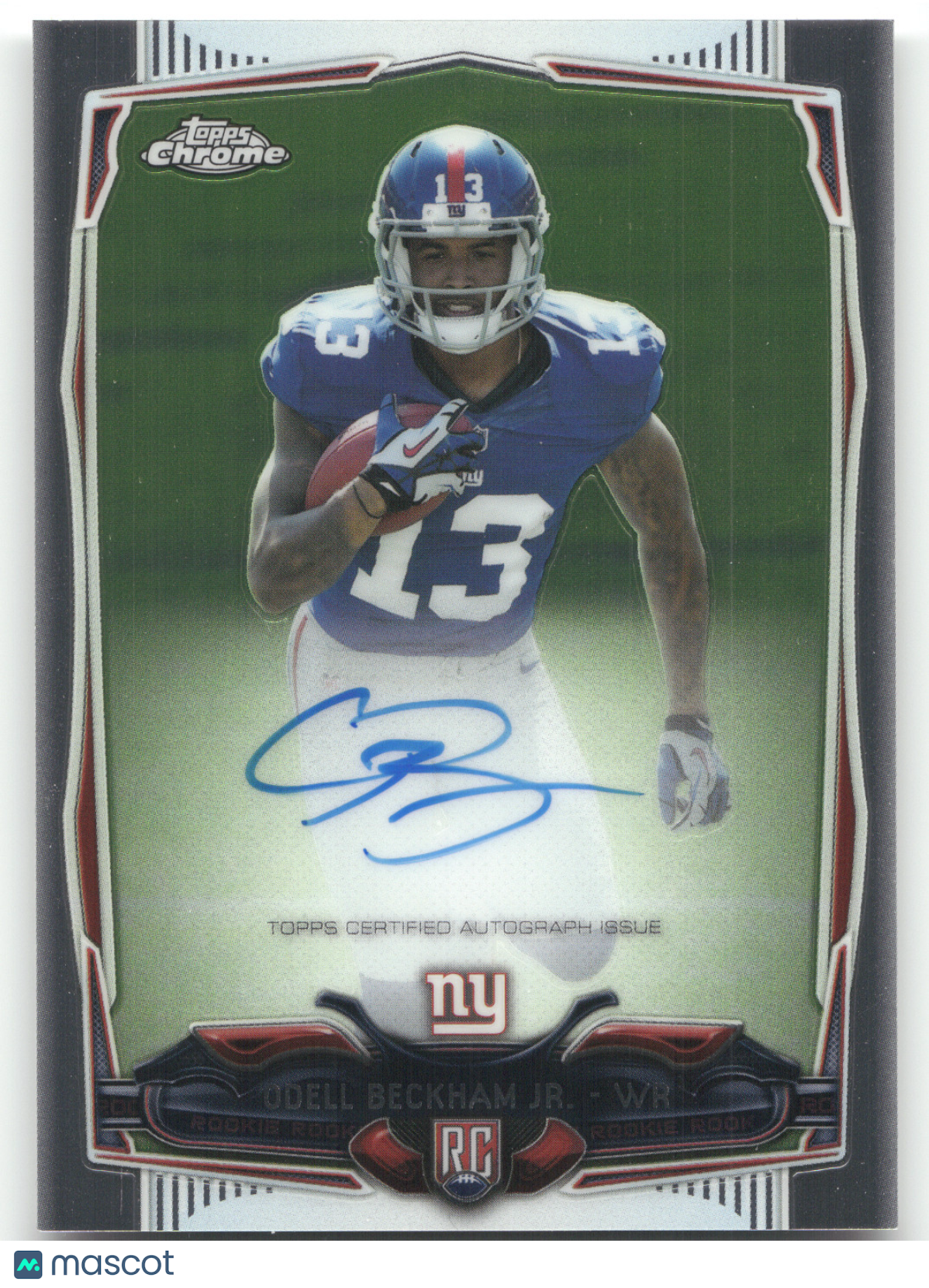 2014 Topps Chrome Odell Beckham Jr. #117 Facing Forward Autograph RC