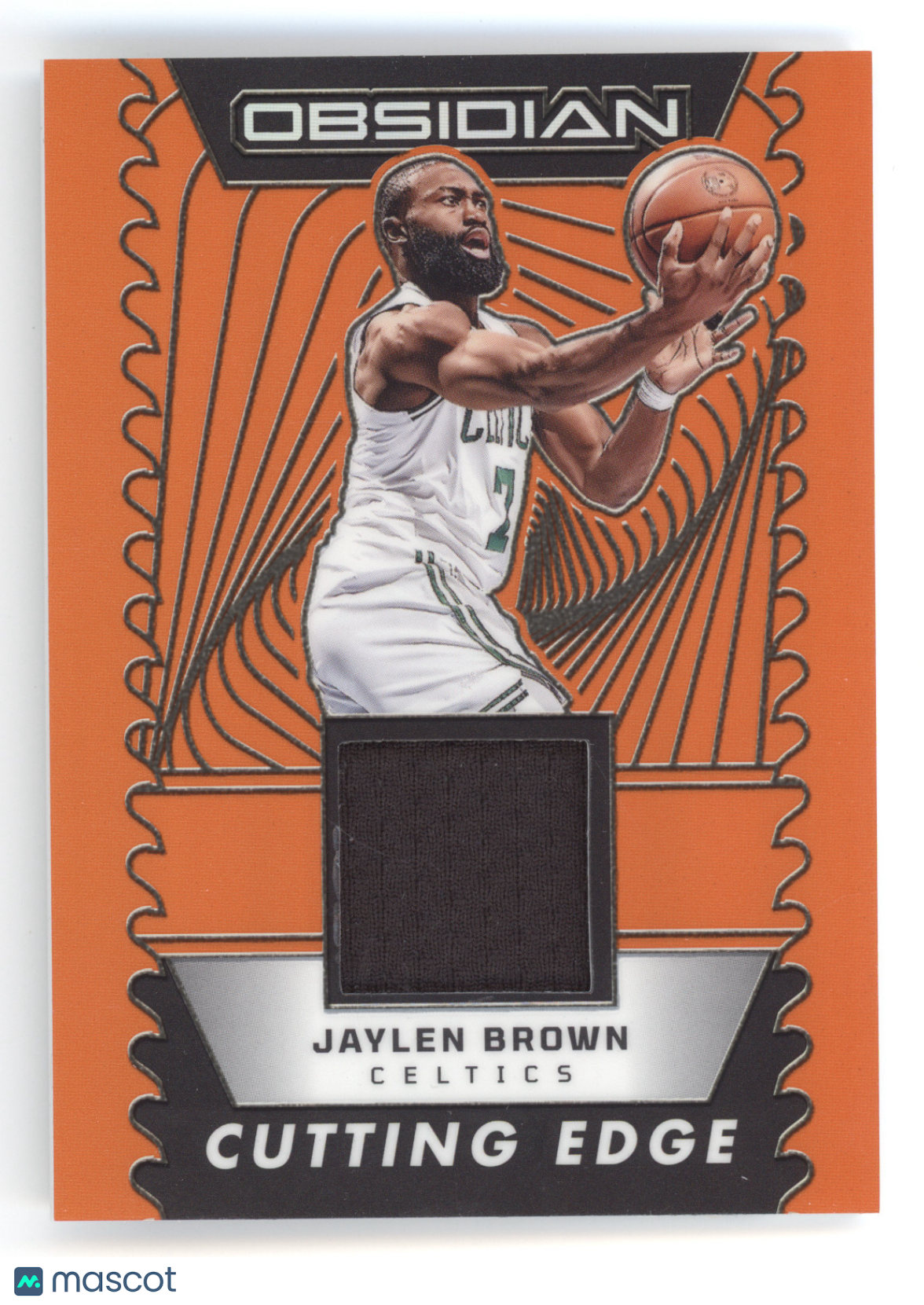 2025 Panini Obsidian Cutting Edge Jaylen Brown #CE-JBB Orange 96/99