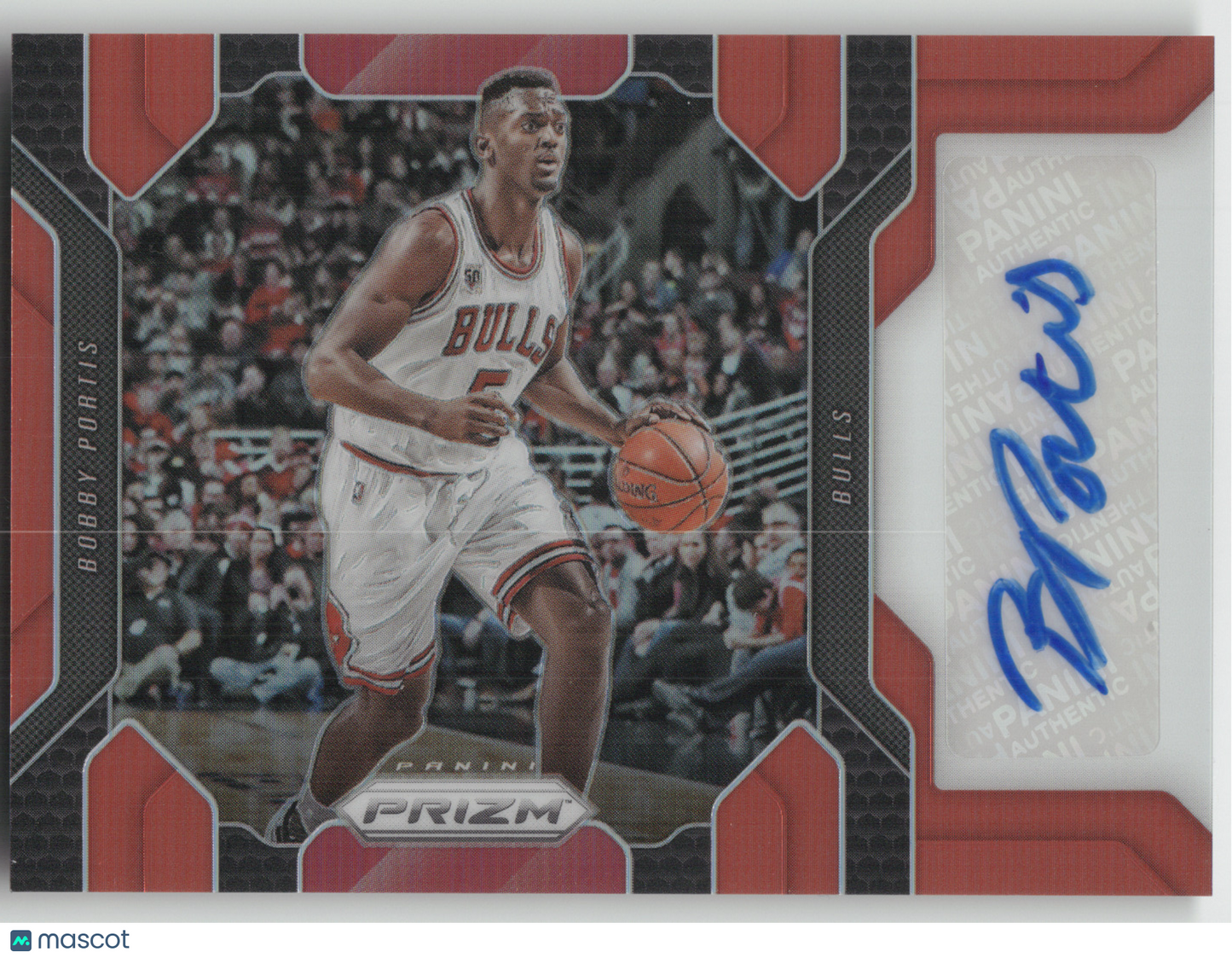 2016 Panini Prizm Autographs Bobby Portis #41 Red 06/25
