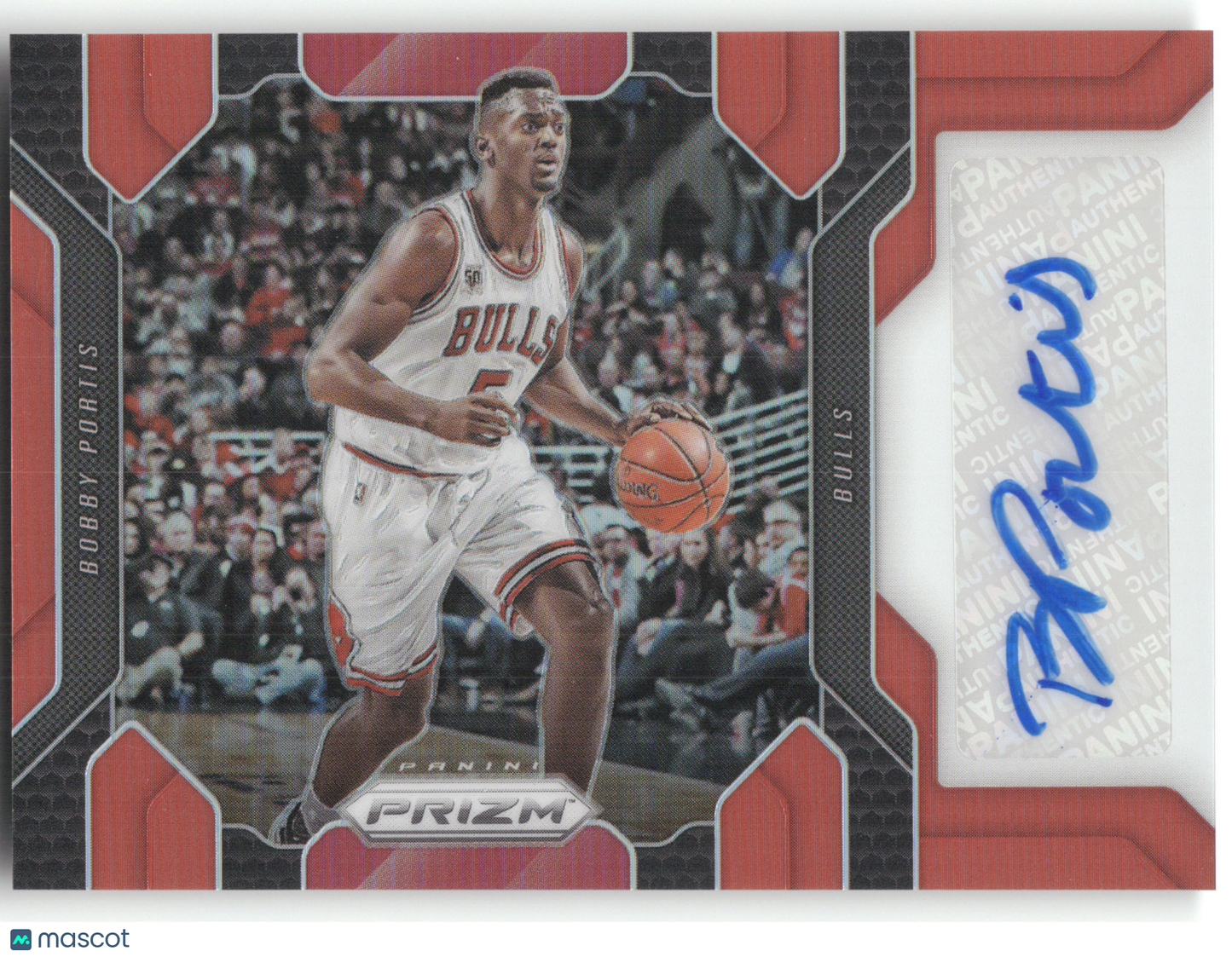 2016 Panini Prizm Autographs Bobby Portis #41 Red 20/25