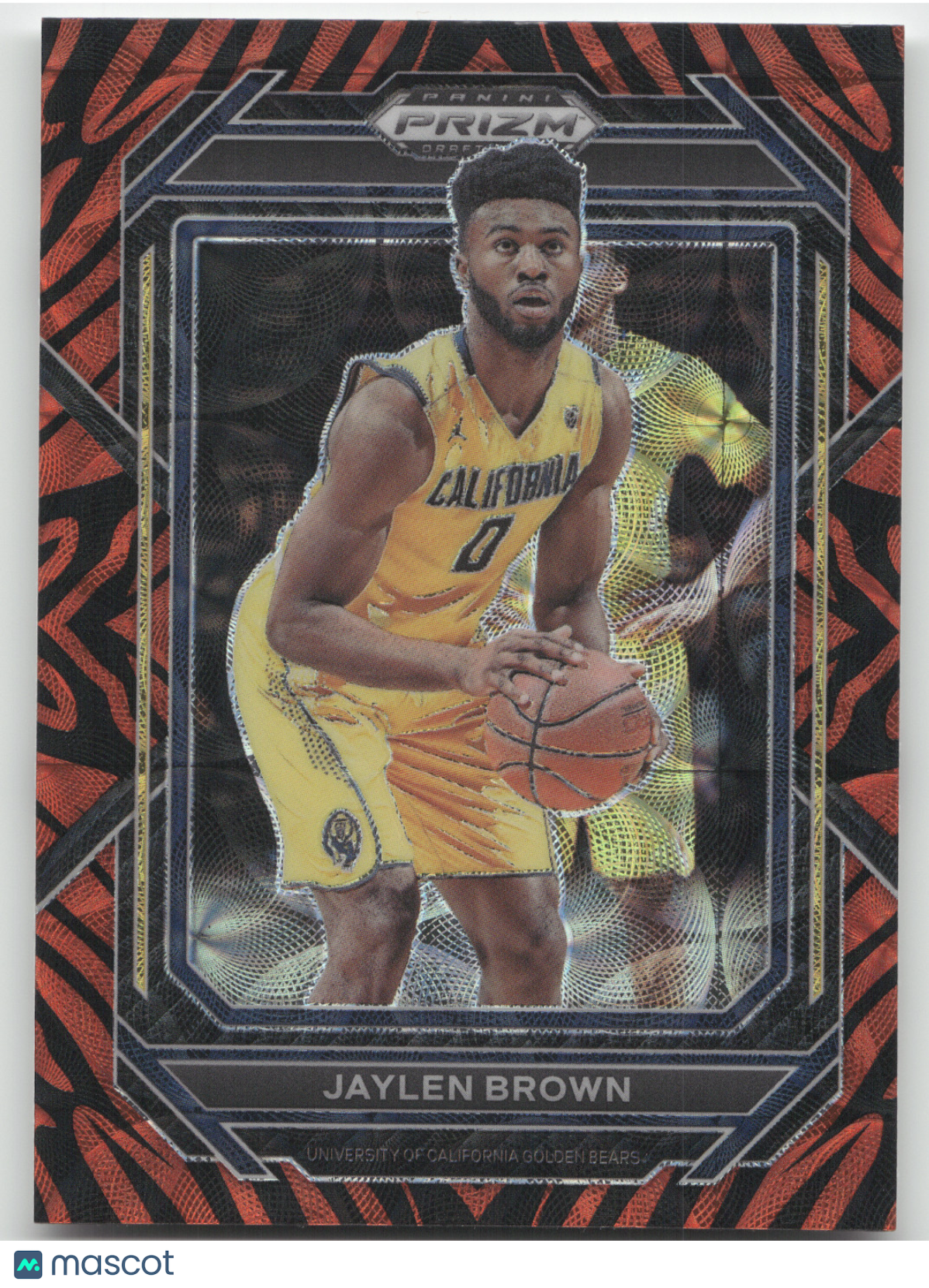 2023 Panini Prizm Draft Picks Jaylen Brown #67 Tiger Stripe