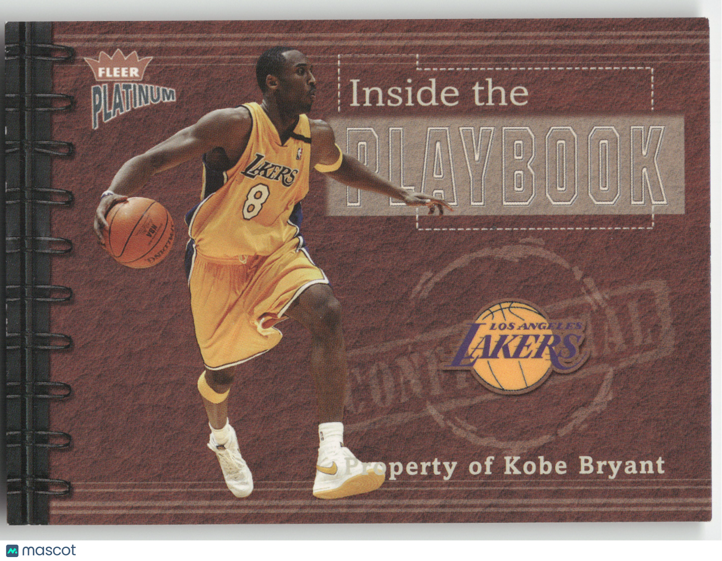 2002 Fleer Platinum Inside the Playbook Kobe Bryant #2 of 15 PB 237/400