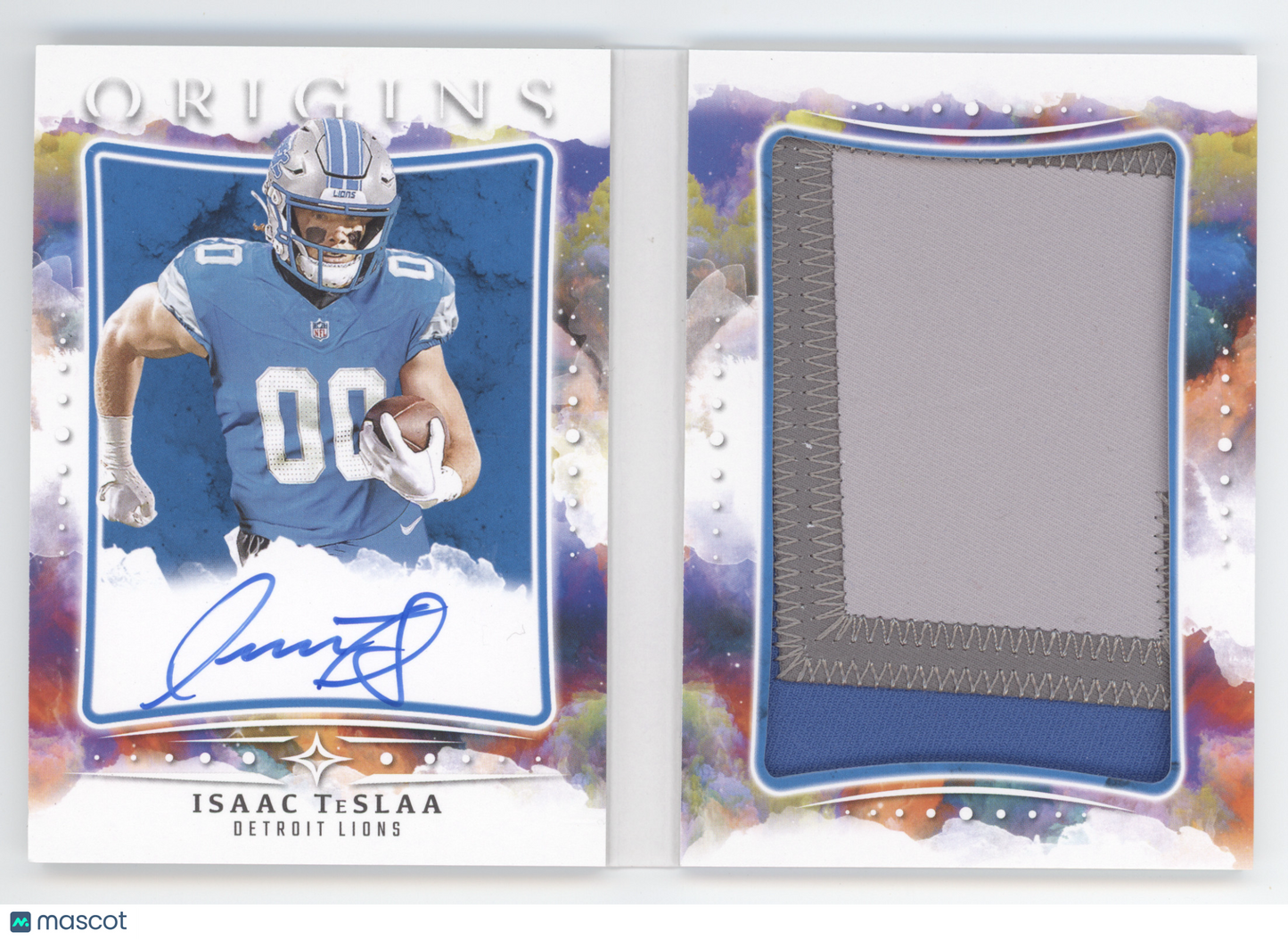 2025 Panini Origins Isaac TeSlaa #RBPA-ITE Rookie Booklet Patch Autograph 13/49