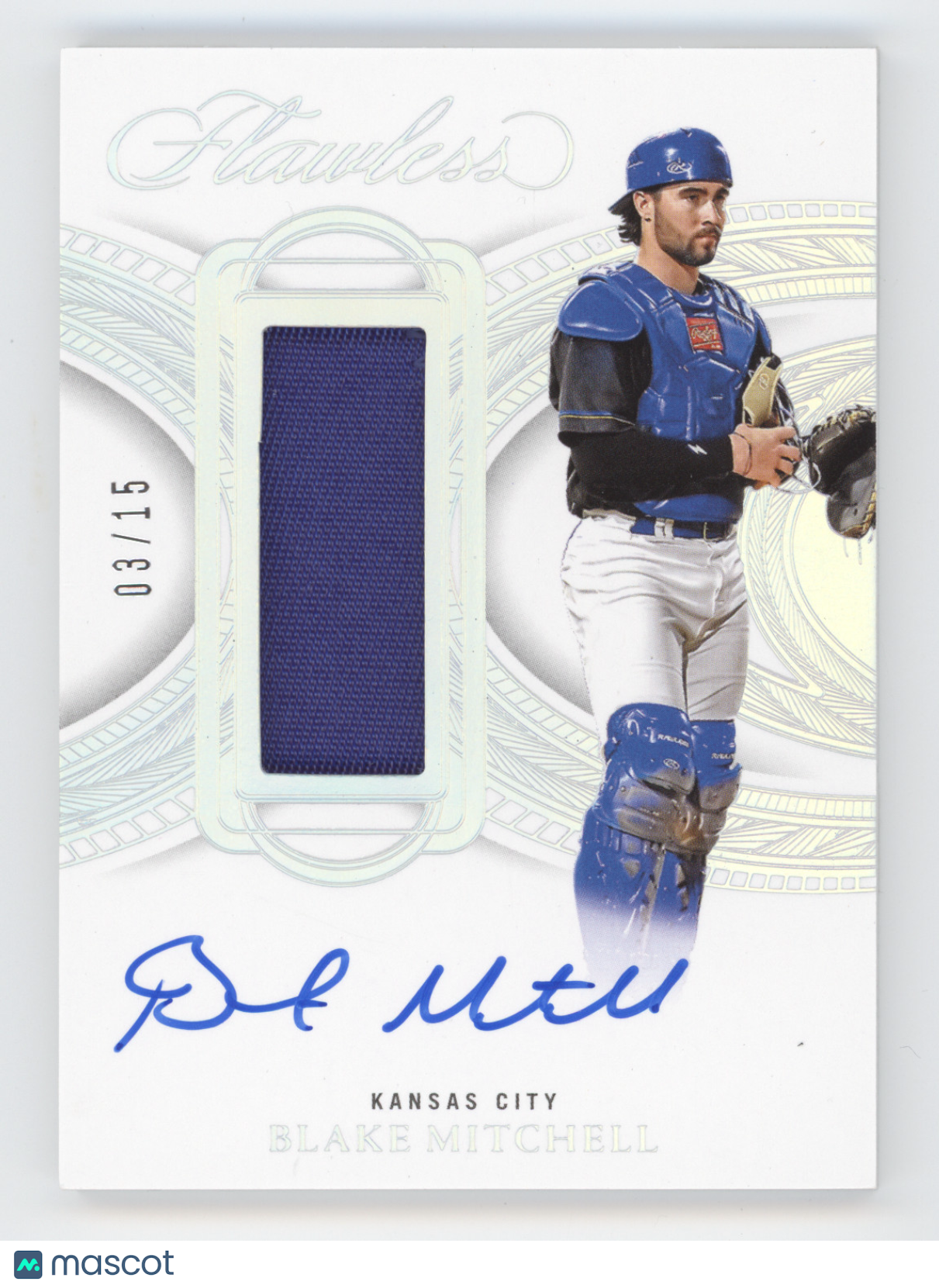 2025 Panini Flawless Blake Mitchell #PSS-BM Prominent Swatch 03/15 Memorabilia