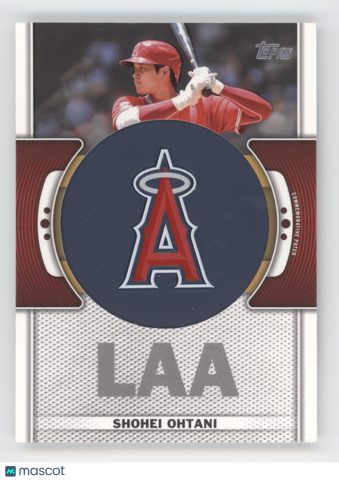 2023 Topps Series 1 Shohei Ohtani #TLP-SO Commemorative Team Logo Patch Relic