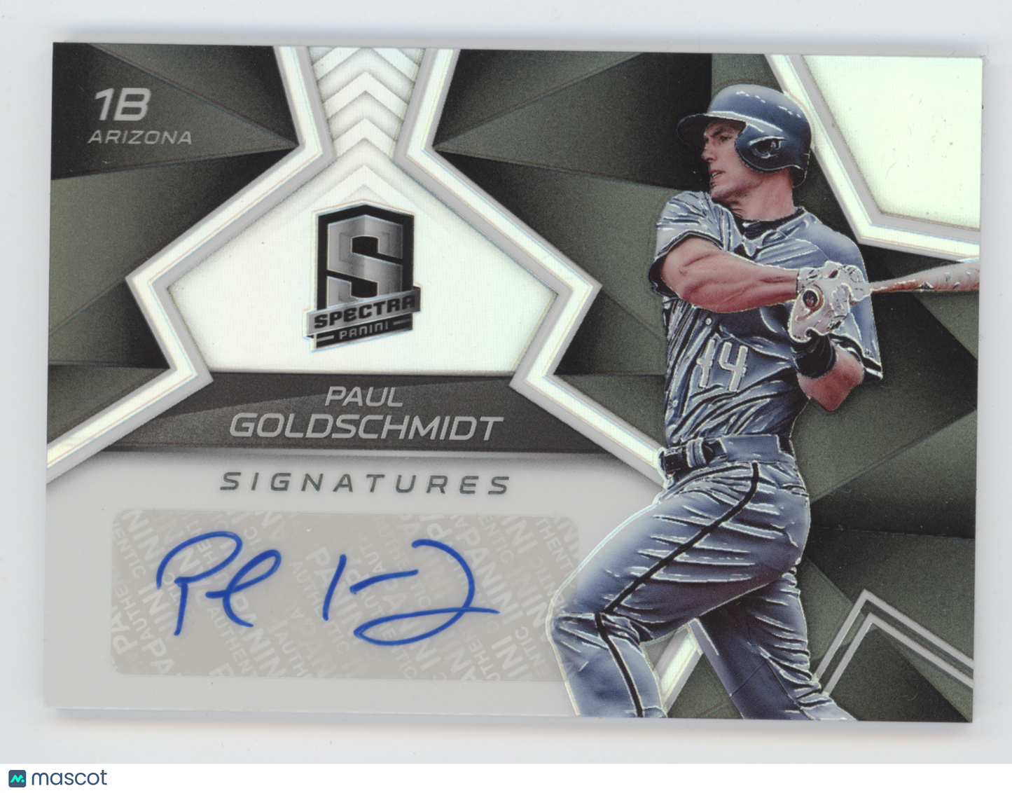 2017 Panini Spectra Signatures Paul Goldschmidt #SS-PG 12/25