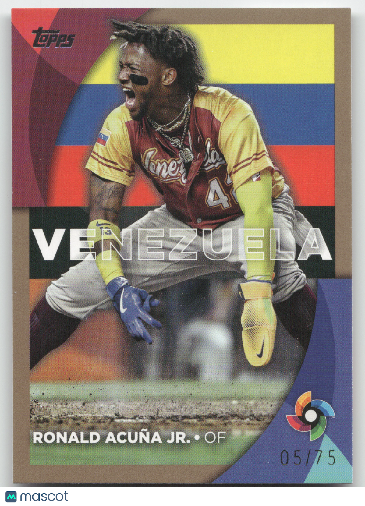 2023 Topps World Baseball Classic Ronald Acuña Jr. #WBC-16 05/75