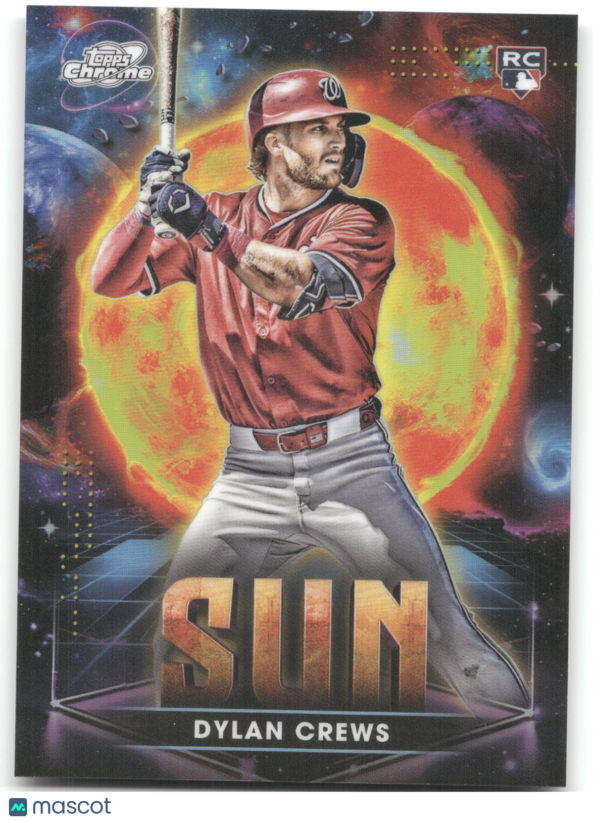 2025 Topps Chrome Planetary Pursuit Dylan Crews #PPS-8 Sun RC
