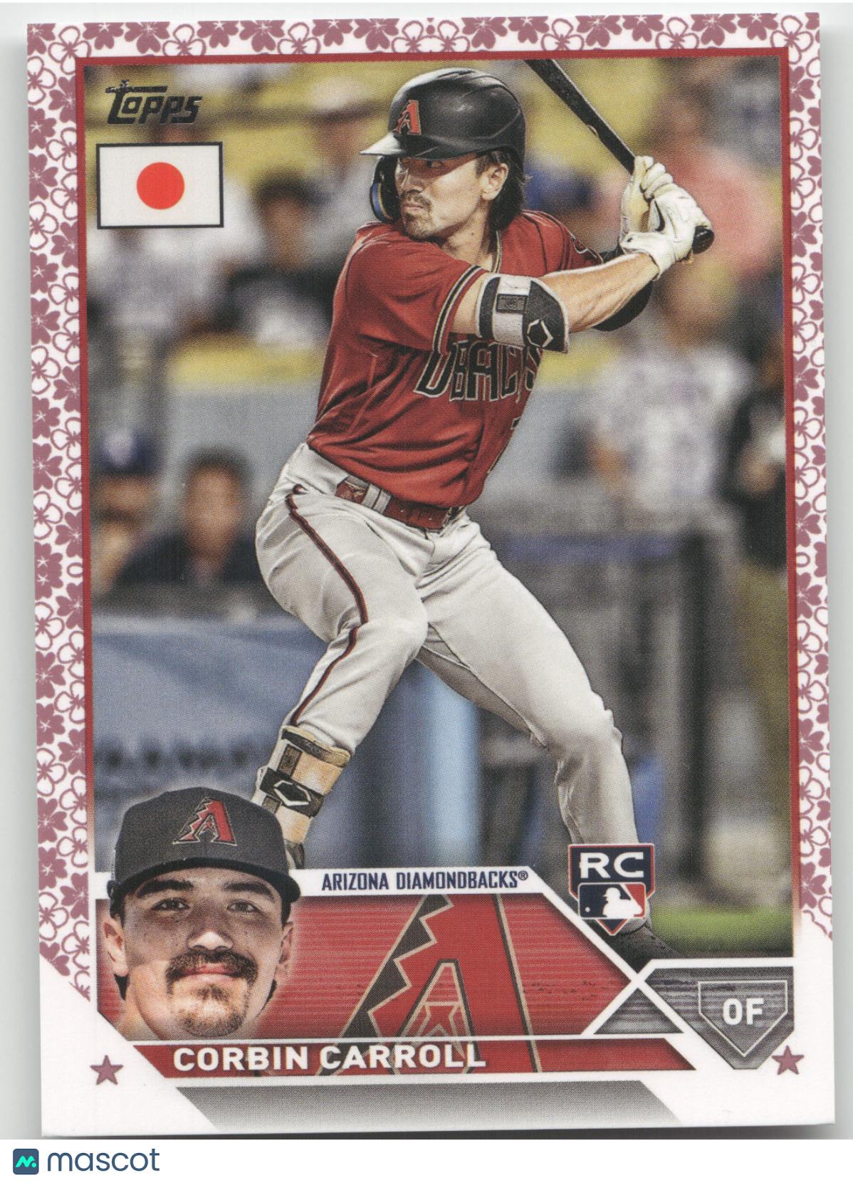 2023 Topps Japan Edition Corbin Carroll #190 Cherry Blossom 24/99 RC