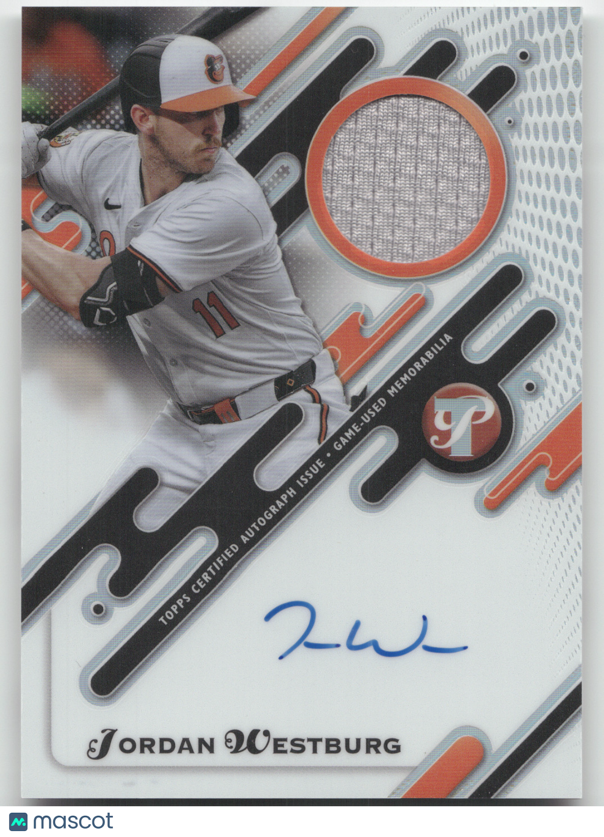 2025 Topps Pristine Baseball Jordan Westburg Game-Used Memorabilia Autograph