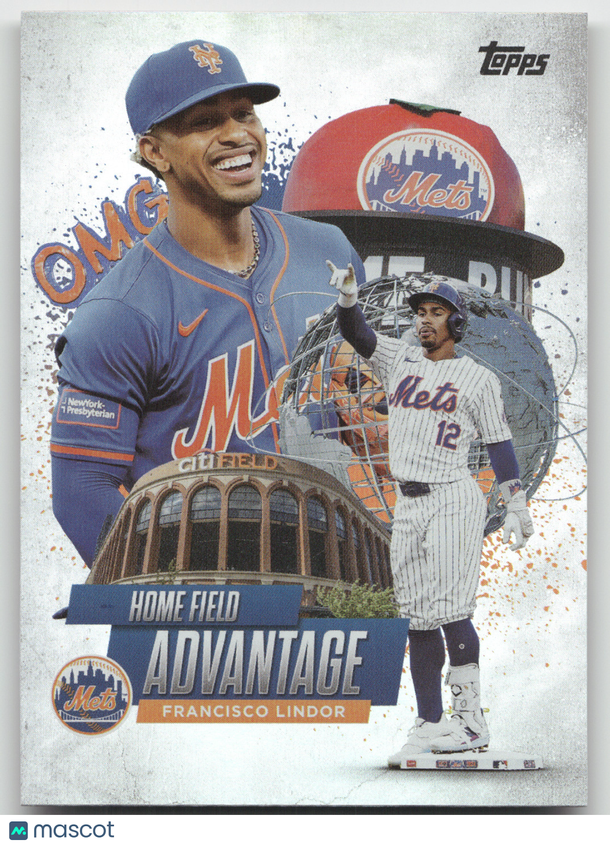 2025 Topps Home Field Advantage Francisco Lindor #HA-17