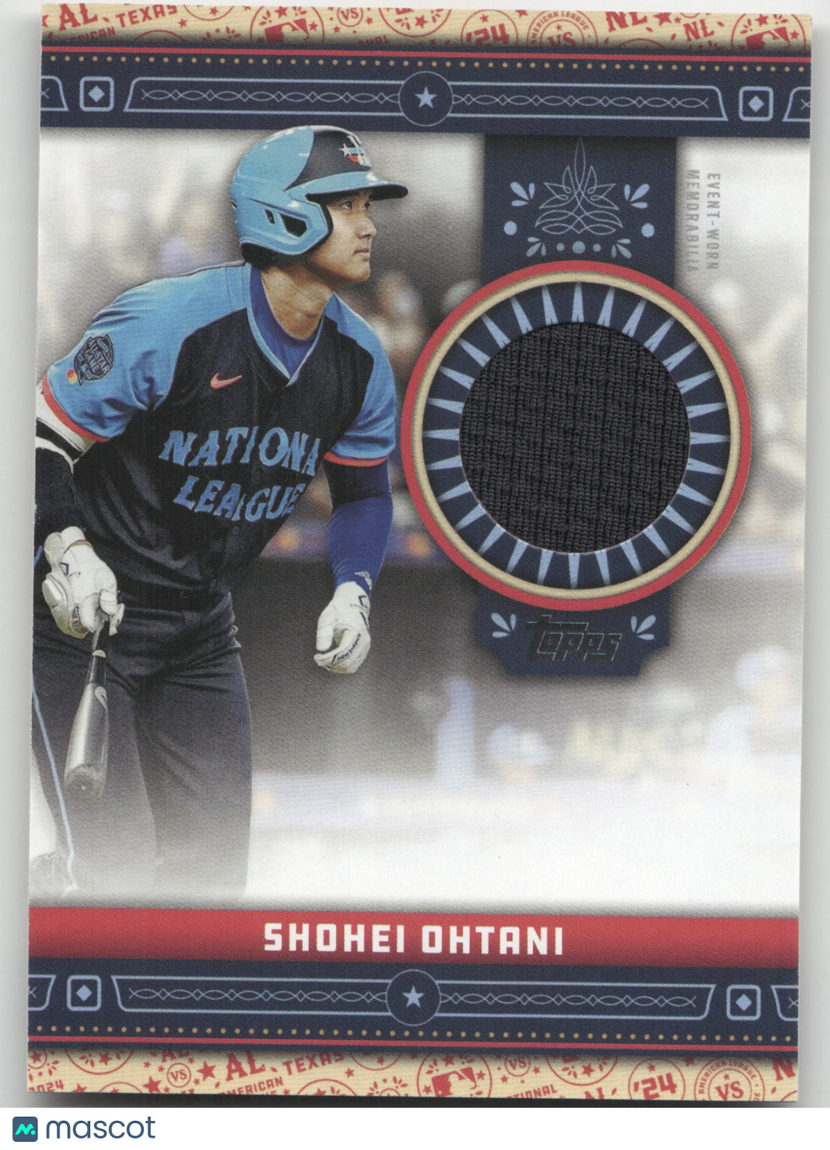 2024 Topps Baseball Update Series All-Star Shohei Ohtani Event-Worn Memorabilia