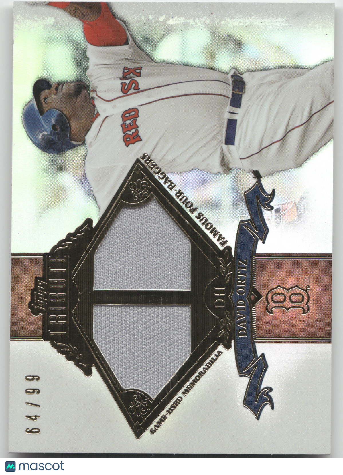 2013 Topps Tribute David Ortiz #FB-DO 64/99 Game-Used Memorabilia