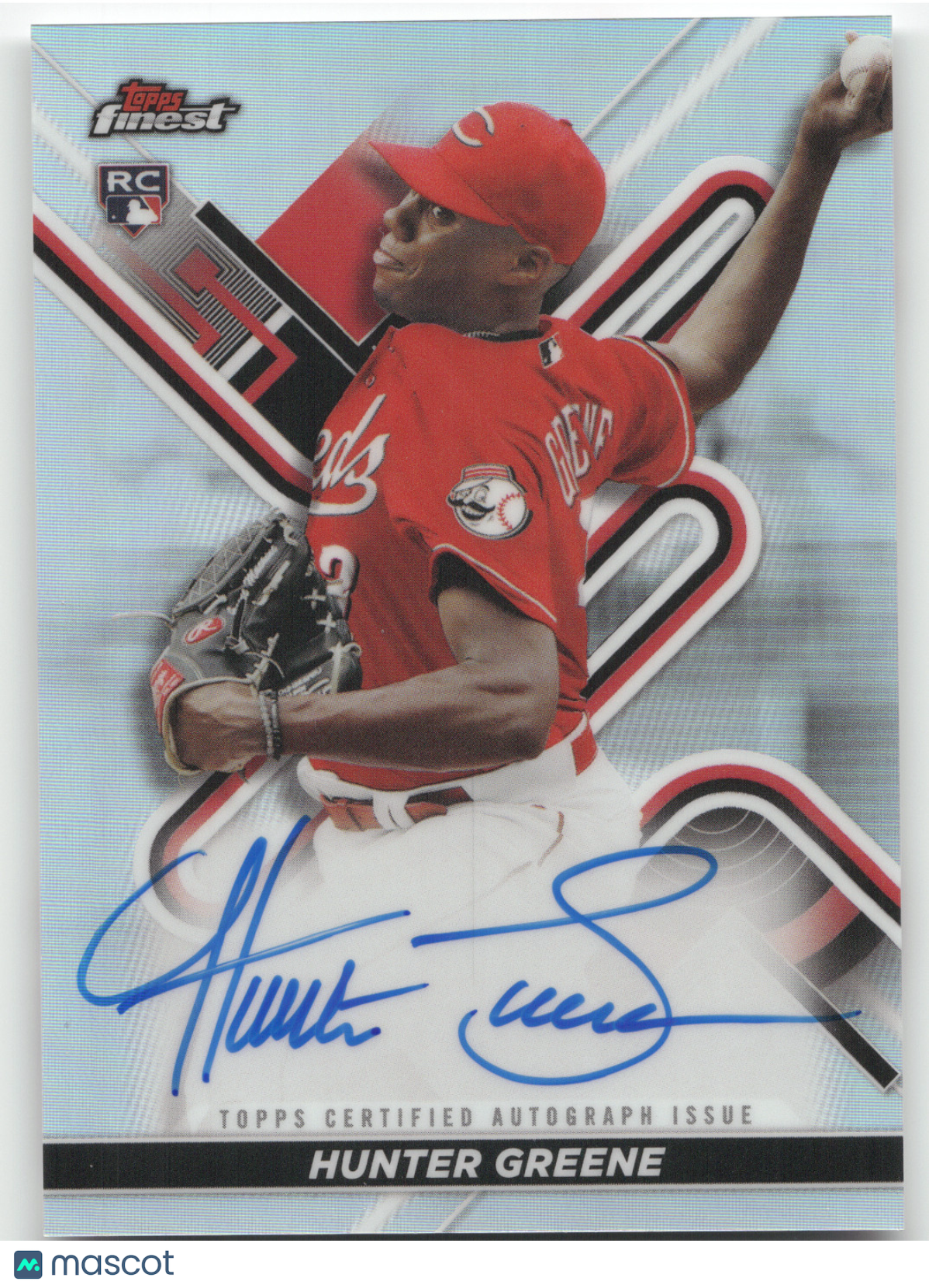 2022 Topps Finest Hunter Greene Refractor Auto #FA-HG RC