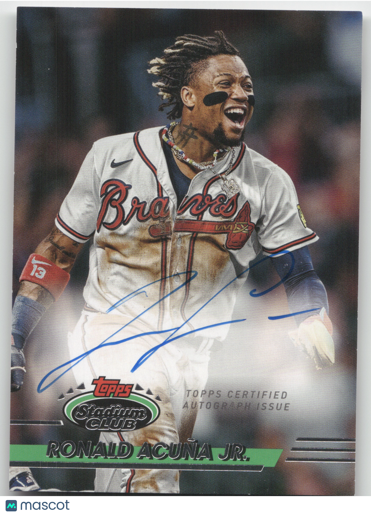 2024 Topps Stadium Club Ronald Acuña Jr. #DVA-RA Auto 16/25