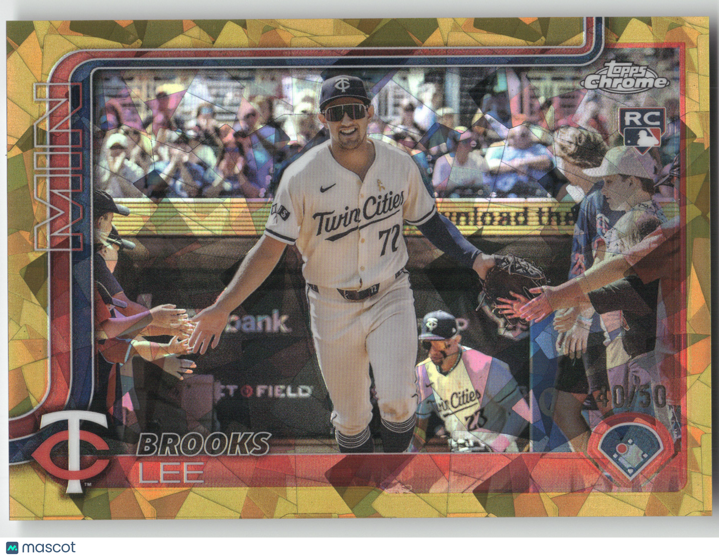 2025 Topps Chrome Sapphire Brooks Lee #234 Image Variations 40/50 RC