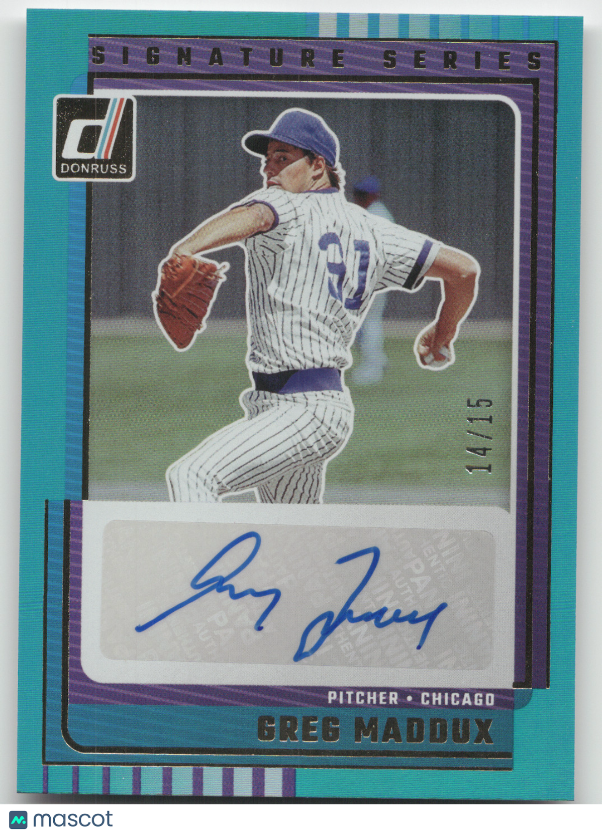 2025 Panini Donruss Signature Series Greg Maddux #SG-GMX 14/15