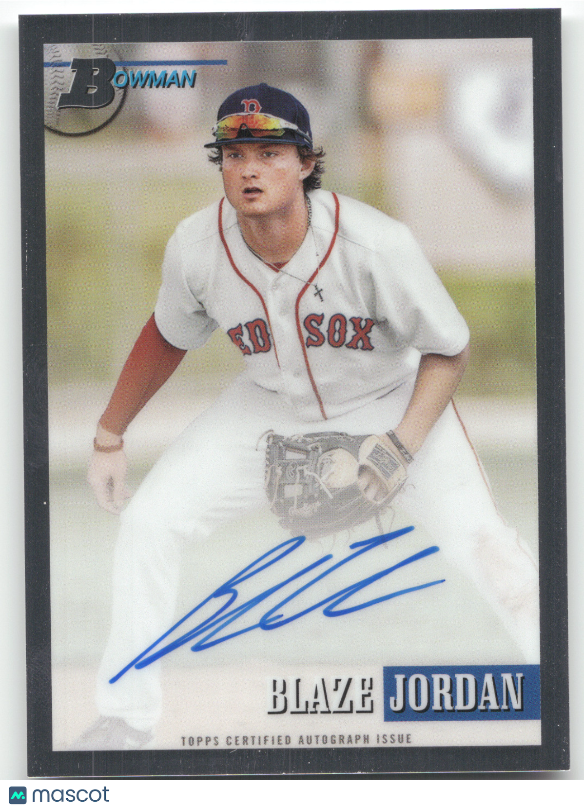 2021 Bowman Heritage Blaze Jordan #93PA-BJ Autograph Variation