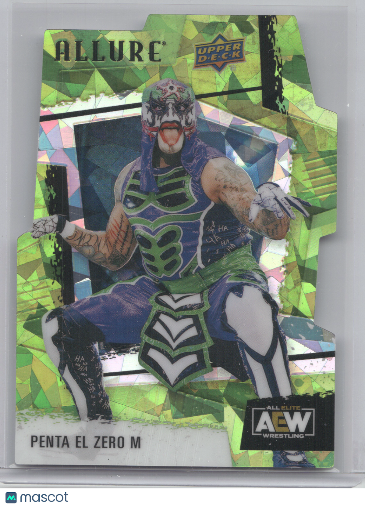 2023 Upper Deck AEW Allure Penta El Zero M #69 Green Ice Die-Cut 76/99