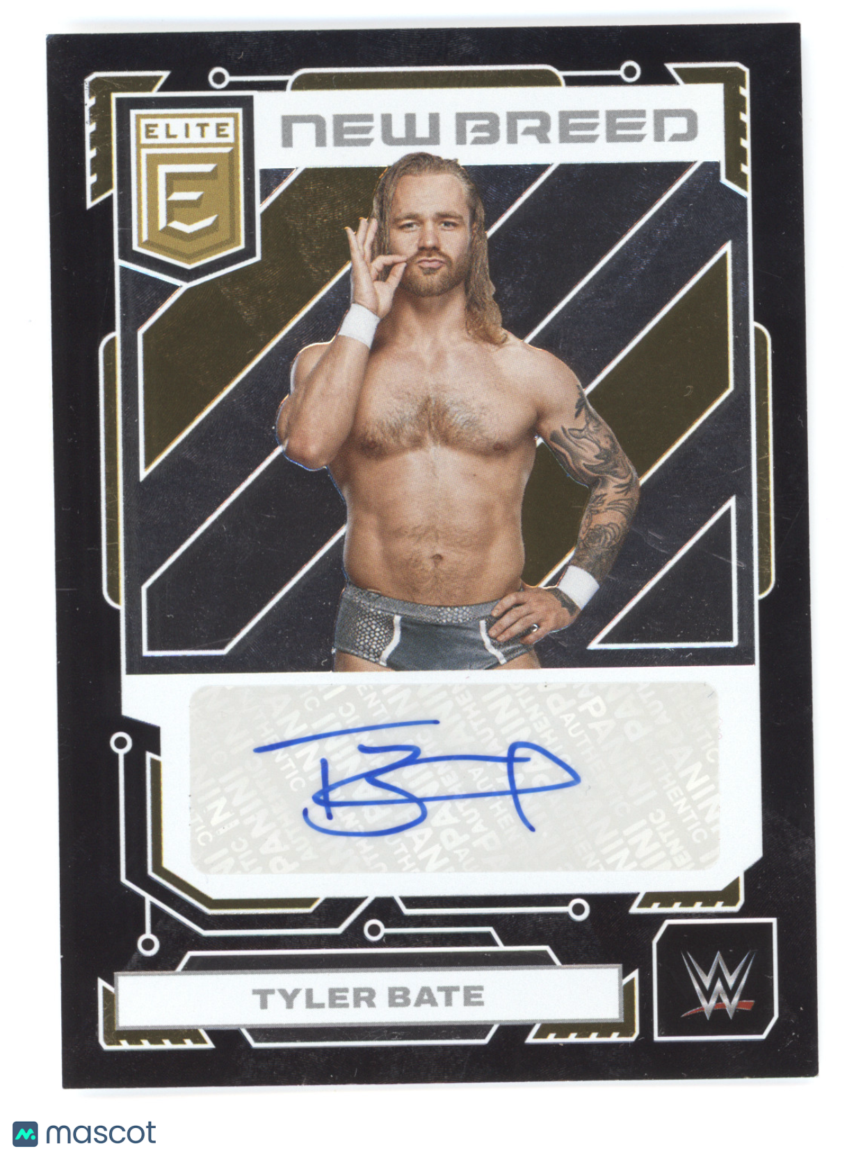 2023 Panini Donruss Elite WWE New Breed Autographs Tyler Bate #NB-TBT