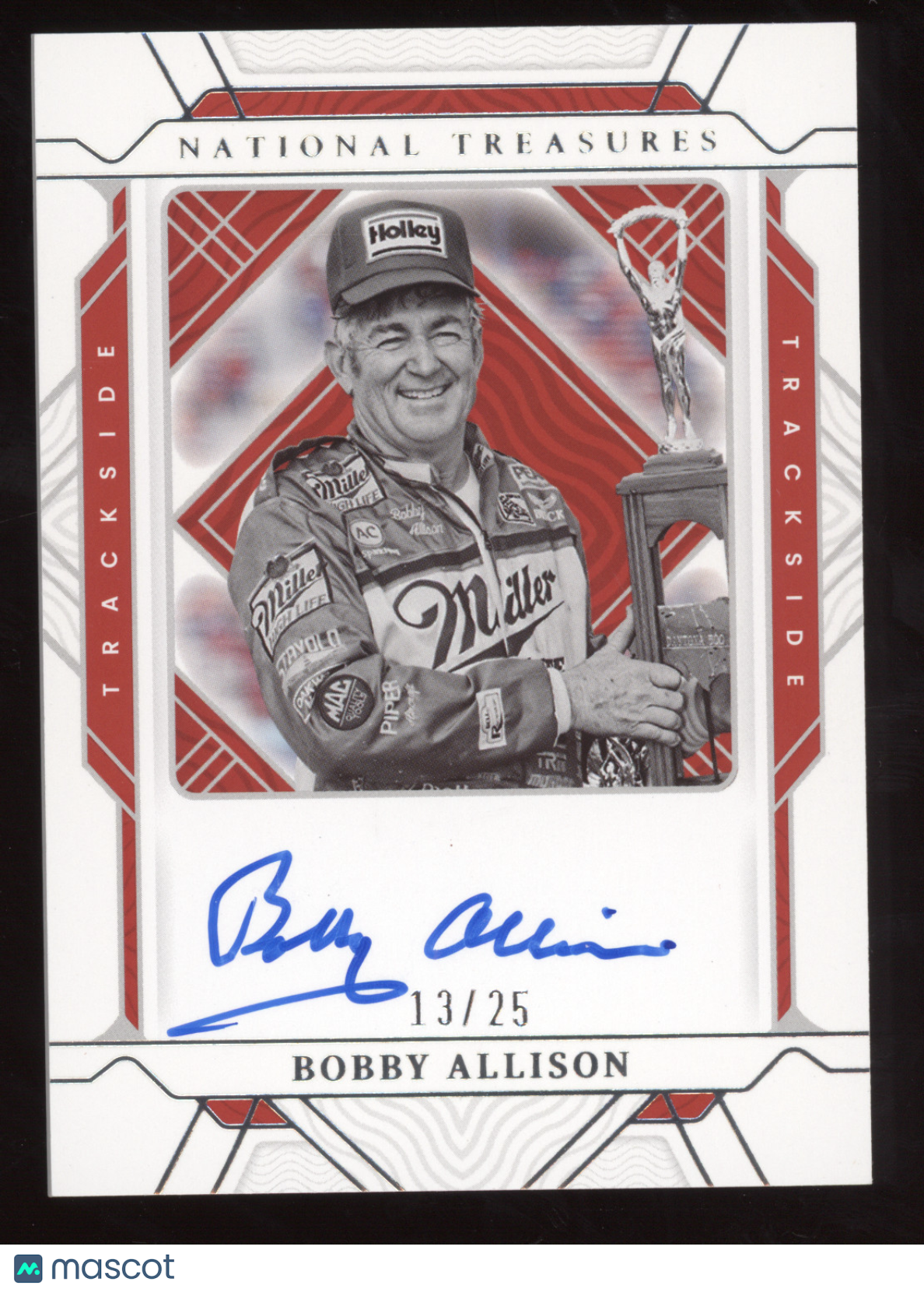 2022 Panini National Treasures Racing Trackside Signatures Bobby Allison 13/25