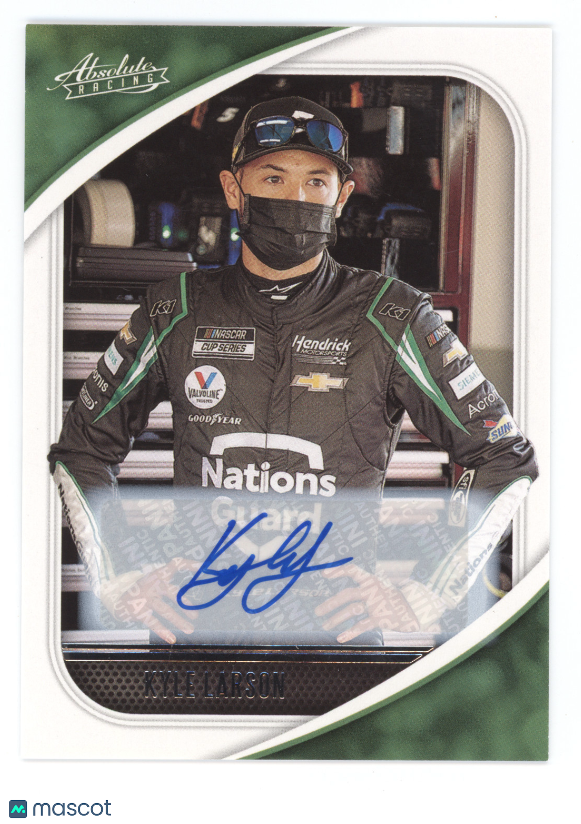 2021 Panini Chronicles Absolute Signatures Kyle Larson #18