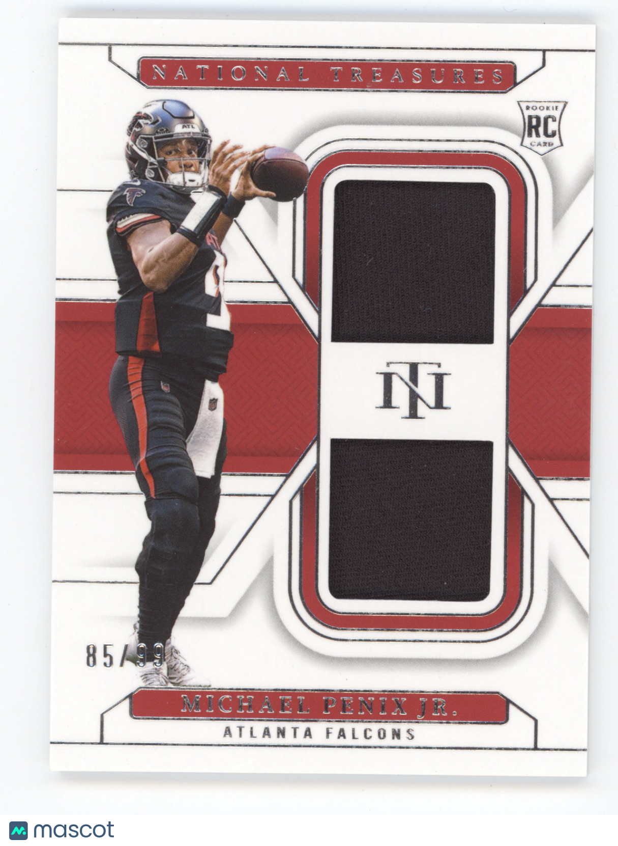 2024 Panini National Treasures Michael Penix Jr. #RDM-MPJ RC 85/99