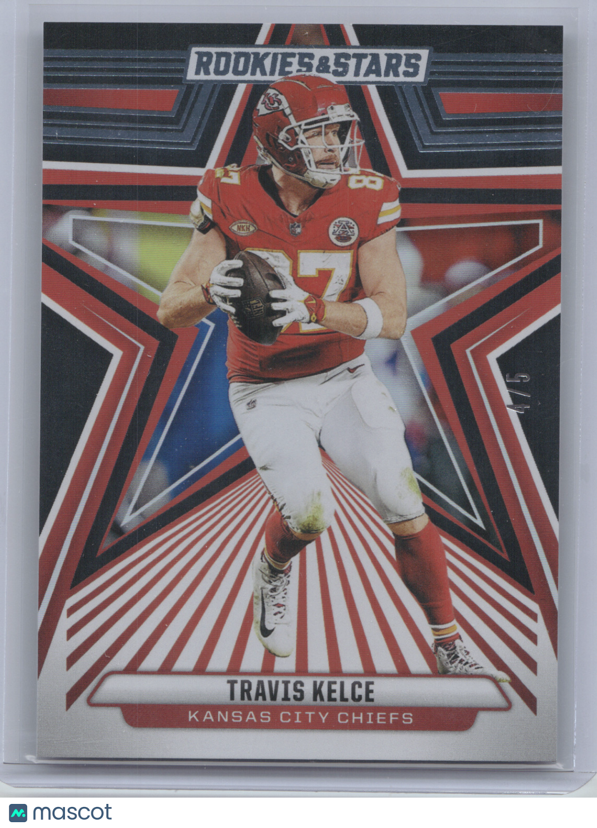 2024 Panini Rookies & Stars Travis Kelce #48 Black Blue 4/5