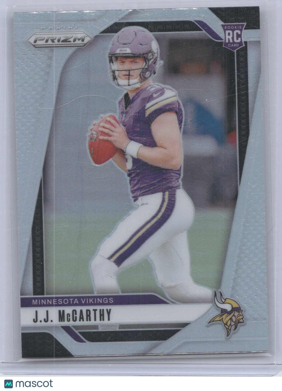 2024 Panini Prizm J.J. McCarthy #400 Silver RC