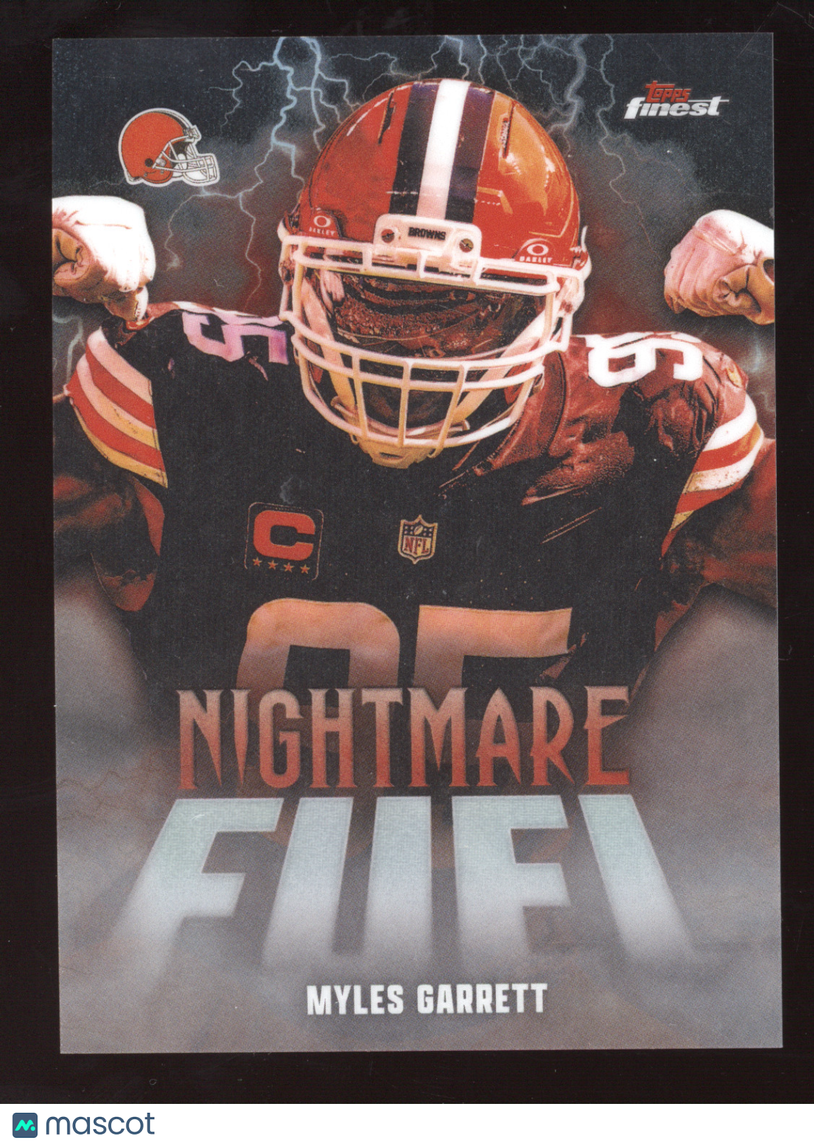 2025 Topps Finest Nightmare Fuel Myles Garrett #NF-3