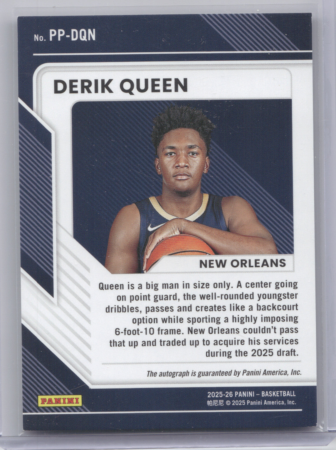 2025 Panini Pen Pals Derik Queen #PP-DQN RC