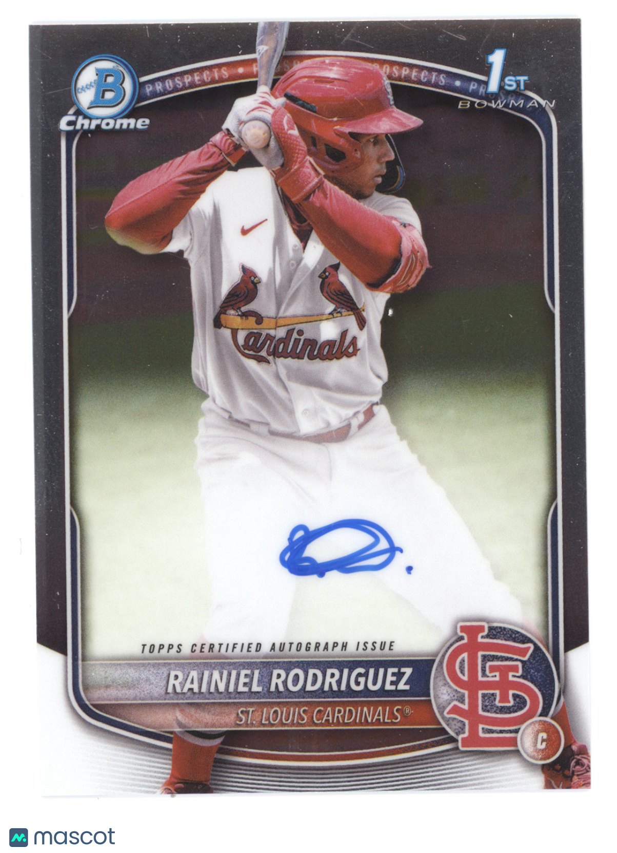 2025 Bowman Chrome Prospect Autographs Rainiel Rodriguez #CPA-RR 1st Bowman