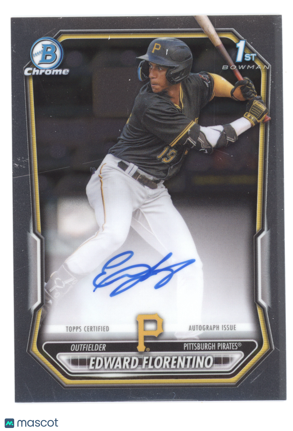 2026 Bowman Chrome Prospect Autographs Edward Florentino #CPA-EF 1st Bowman