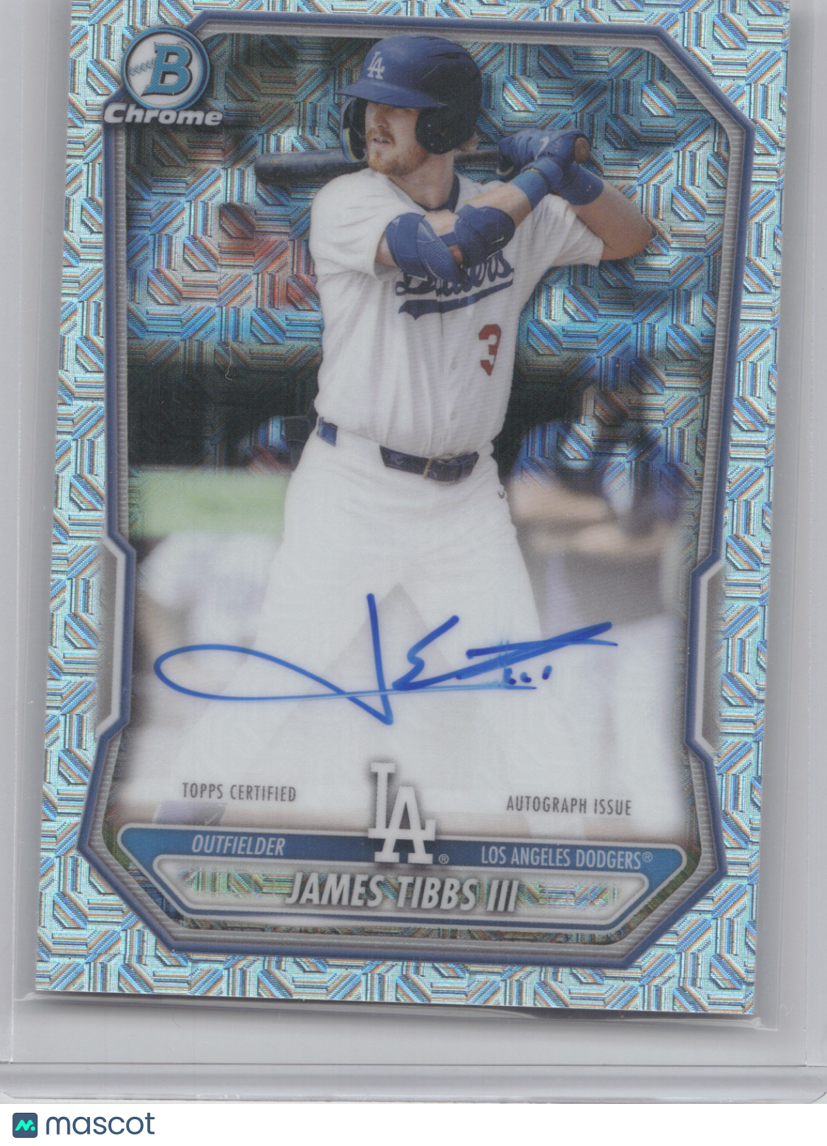 2026 Bowman Chrome Prospect Autograph James Tibbs III #BMA-JT Mojo