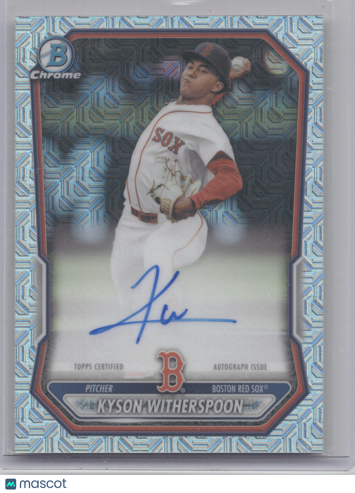 2026 Bowman Chrome Prospect Autograph Kyson Witherspoon #BMA-KW Mojo Refractor
