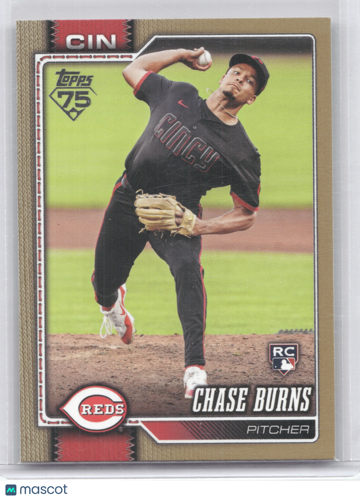 2026 Topps Chase Burns #312 Gold 0774/2026 RC