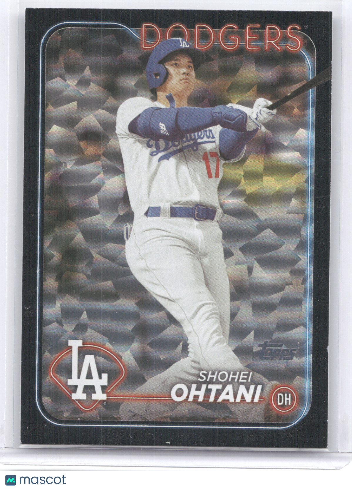 2024 Topps Shohei Ohtani #500 Black Crackle Foil