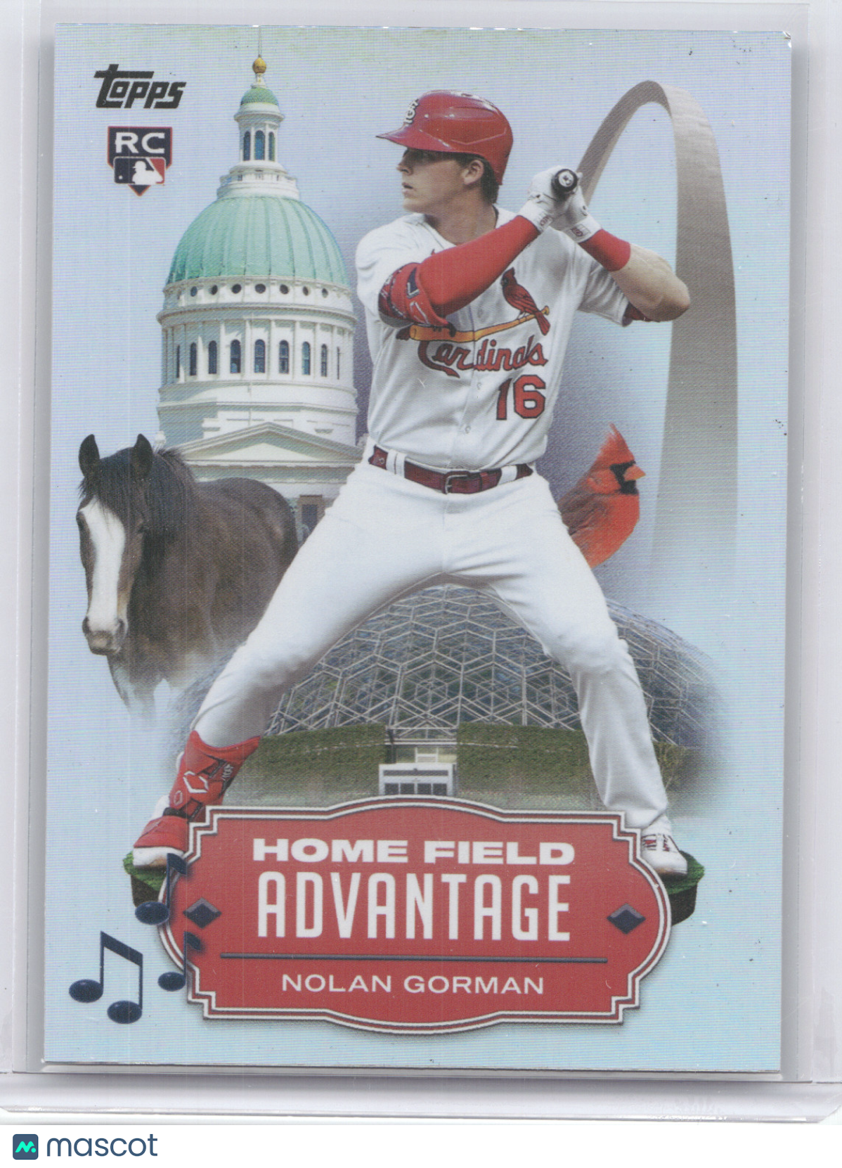 2023 Topps Home Field Advantage Nolan Gorman #HA-1 RC