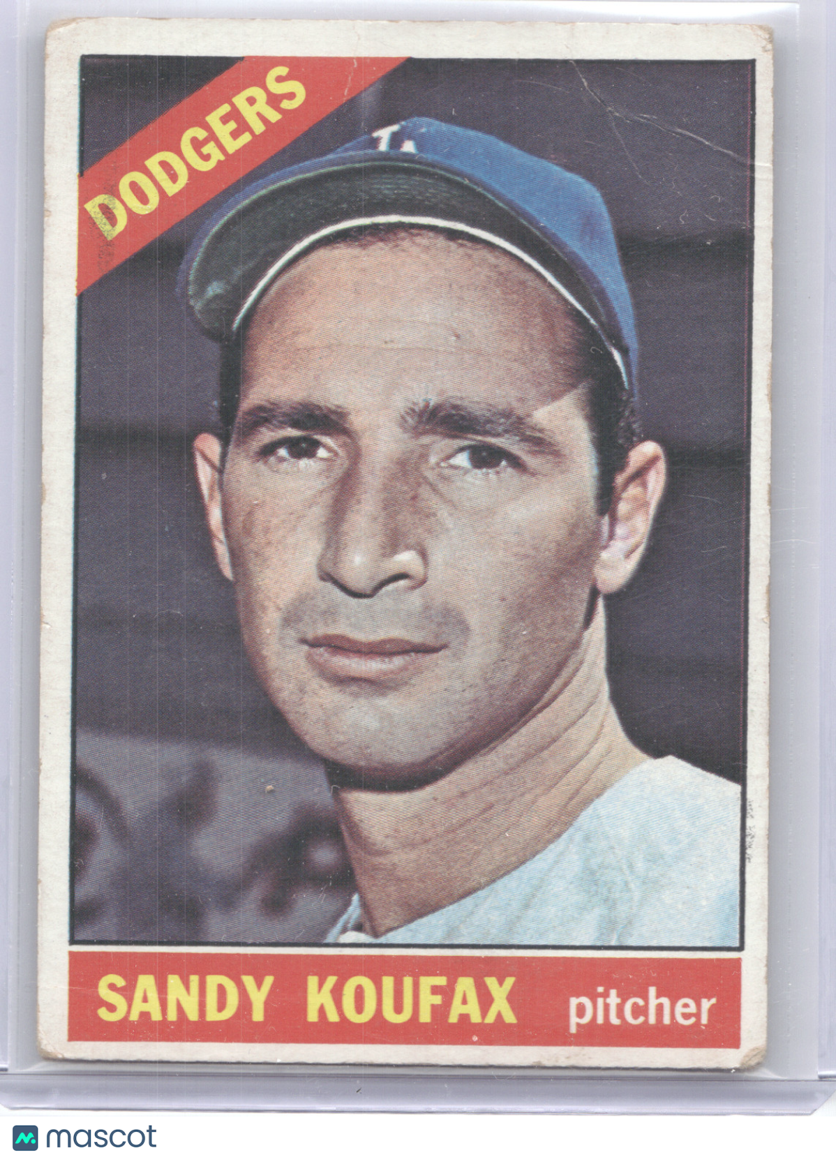 1966 Topps Sandy Koufax #100