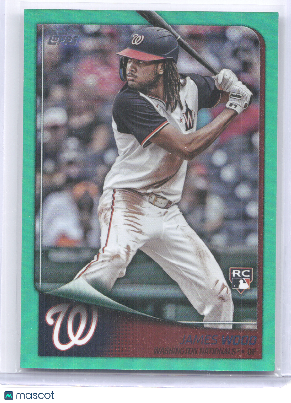2025 Topps James Wood #1 Green 47/99 RC